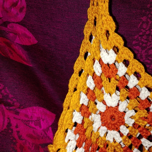 Boho Crochet crop top. - Picture 4 of 5